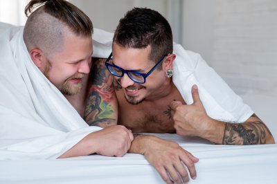 Gay Couples Boudoir in the Baltimore Area