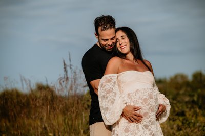 Beautiful Couples Maternity Outdoors Audubon, Pa