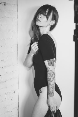 Philly Black and White Boudoir