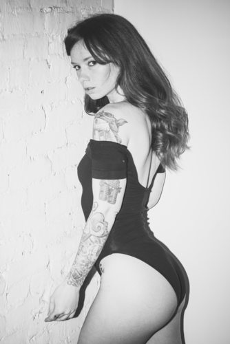 Watson Hattie in American Apparel Bodysuit