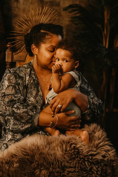 Mother and child family photography