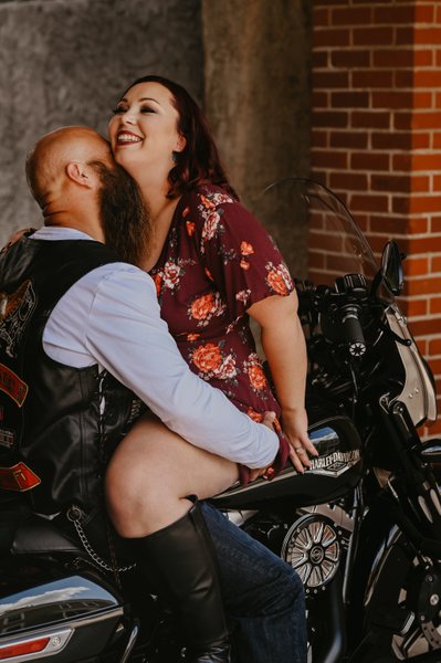 Harley Davidson Couples Boudoir