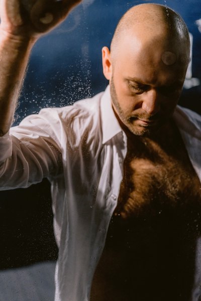 Men's Boudoir in a Shower