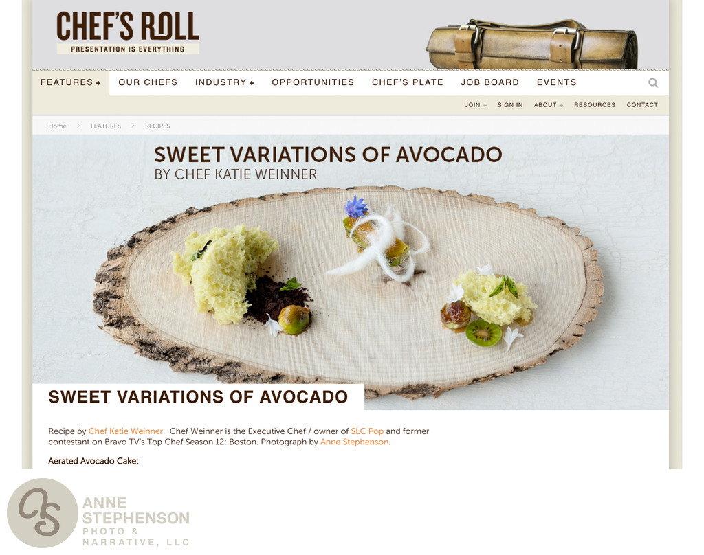 Chef's Roll - Avocado Variations