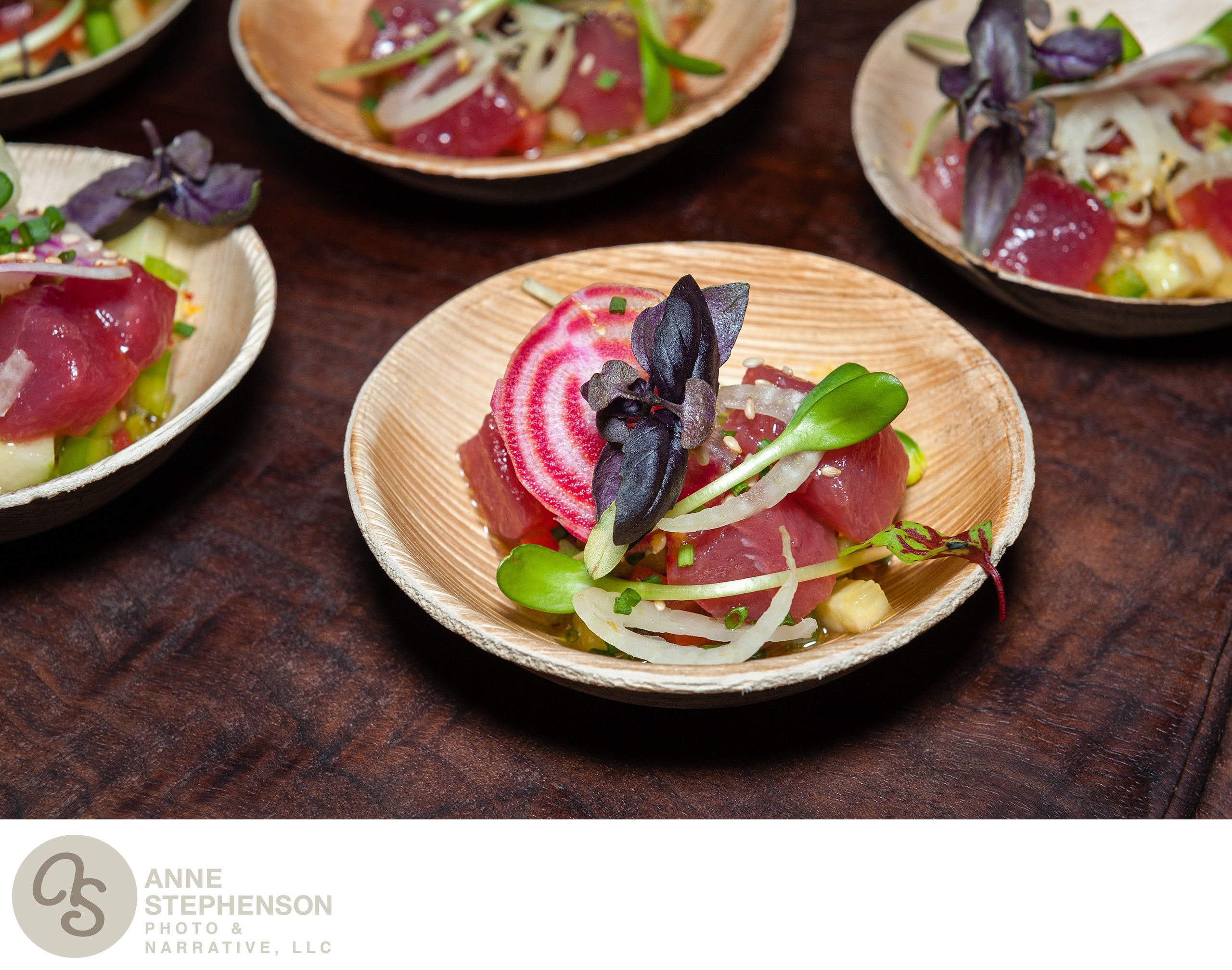 Ahi Tuna Crudo Denver Food Photographer Anne Stephenson Anne