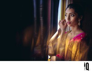 Indian Bride Getting Ready
