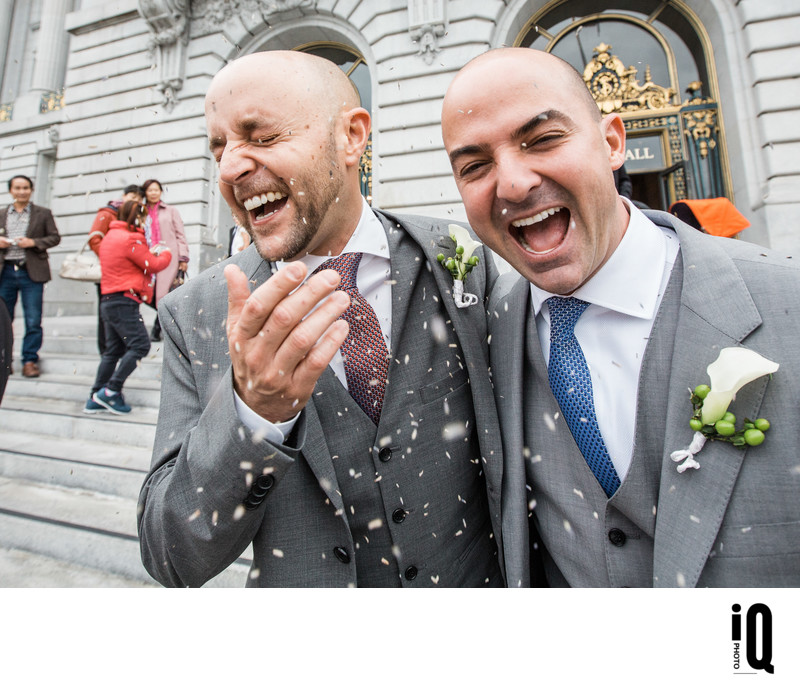 Same Sex Couple at SF City Hall