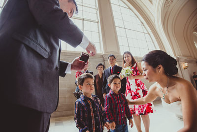 Children at SF City Hall Wedding