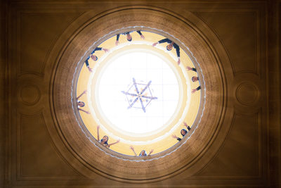 Above the rotunda at SF City Hall
