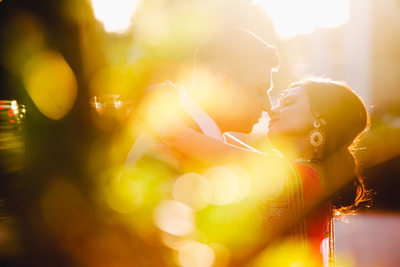 Indian Couple in a Golden Light