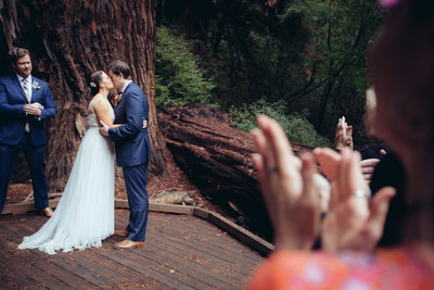 You May Kiss the Bride at Muir Woods