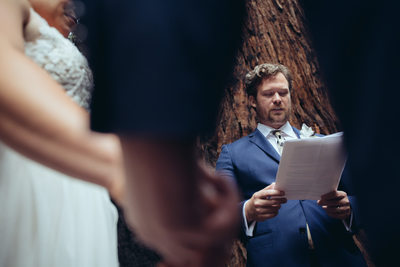 Officiant at Muir Woods