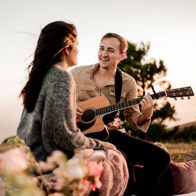 A beautiful and emotional mount tam proposal