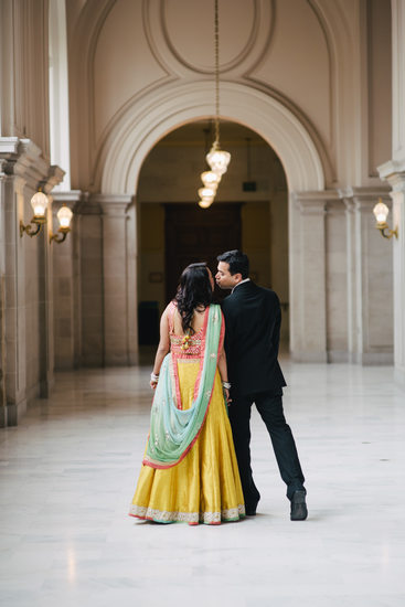 Indian Couple in SF City Hall