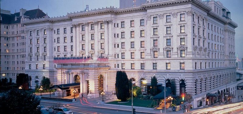 Luxury hotel view before San Francisco City Hall wedding
