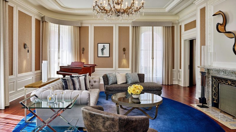 Elegant San Francisco hotel for getting ready before a City Hall wedding