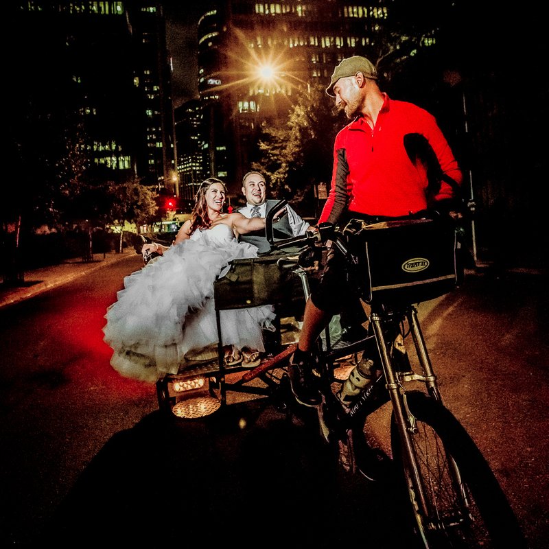 Wedding photograph with softness and movement