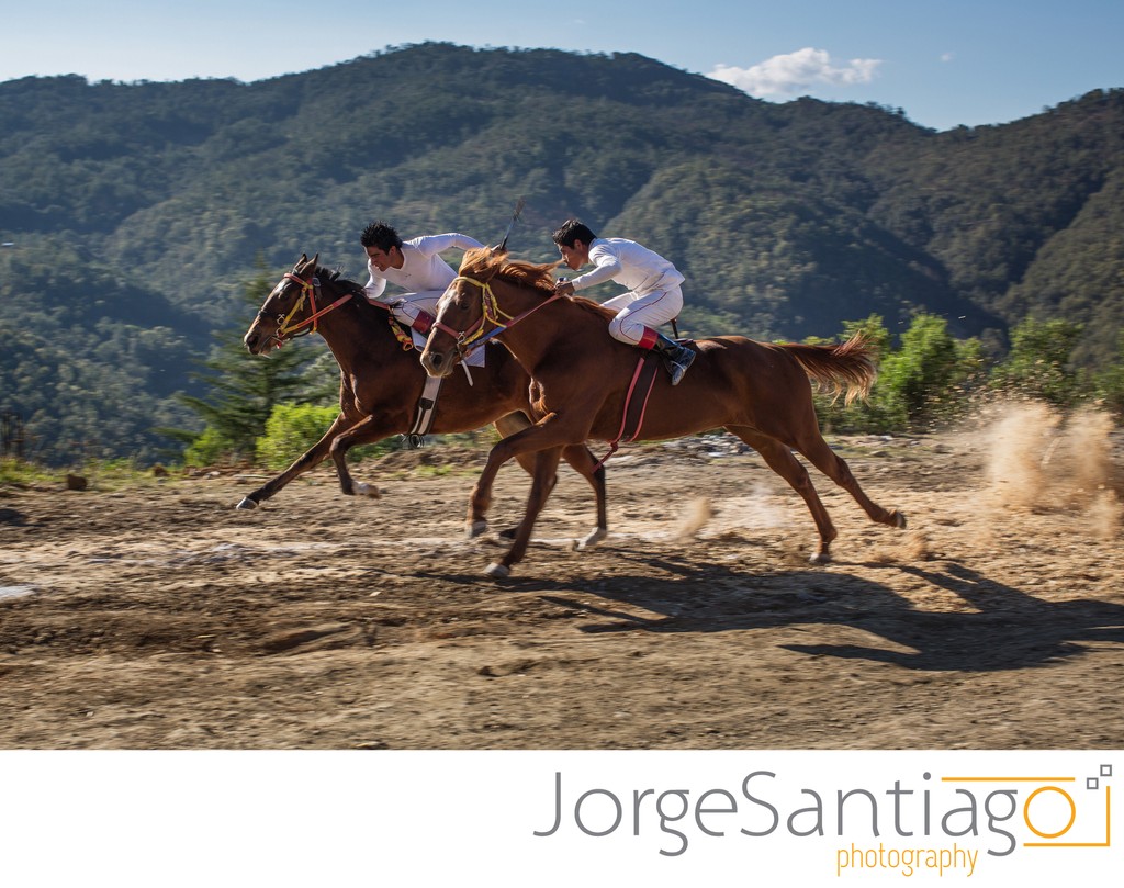 Horse racing in Oaxaca
