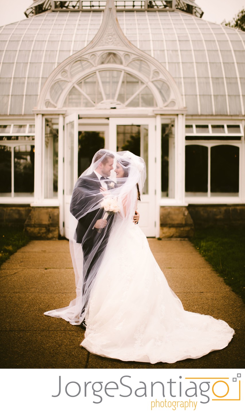 Wedding Photos in Phipps Conservatory and Botanical Gardens