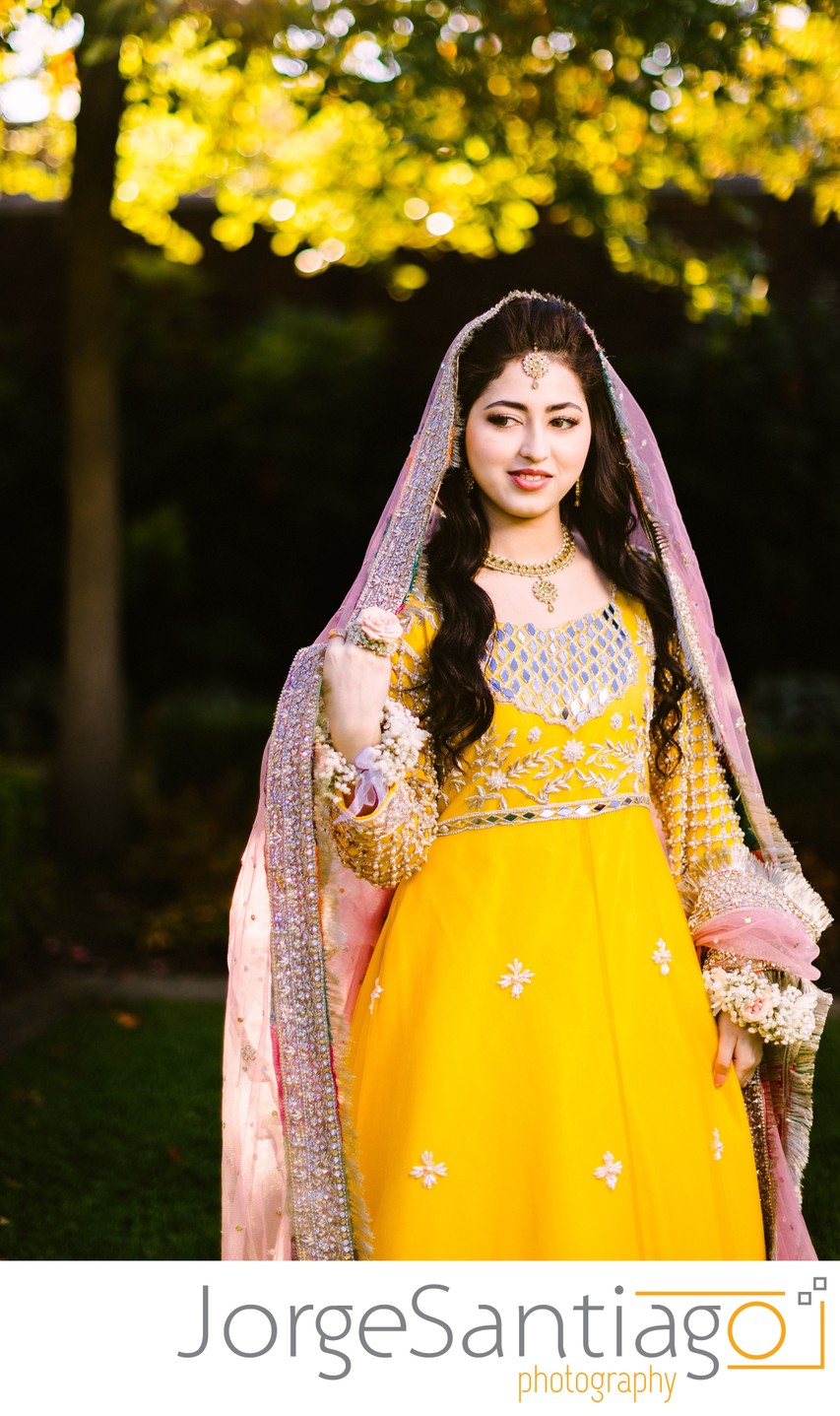 Muslim Mehndi Bridal Outfit