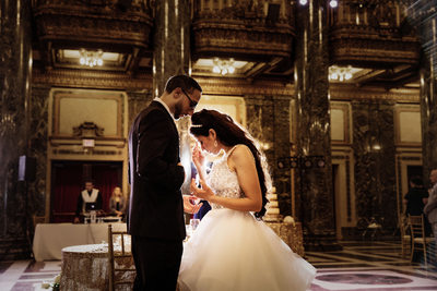 Reception photos at the Carnegie Music Hall Foyer