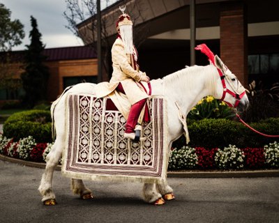 Groom's baraat at Pittsburgh Marriot North