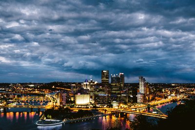 Pittsburgh Stormy Skyline Photos