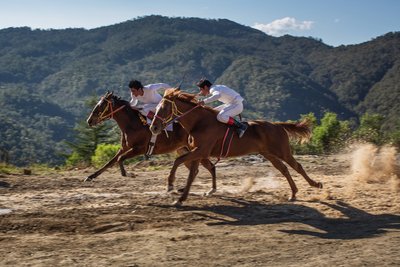 Horse racing in Oaxaca